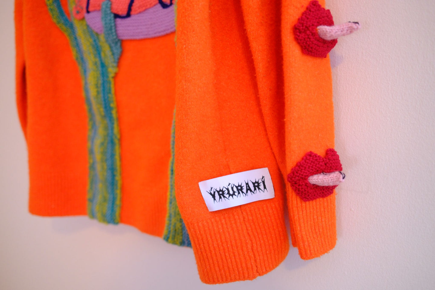 Hot dog with expressions Sweater - One off!