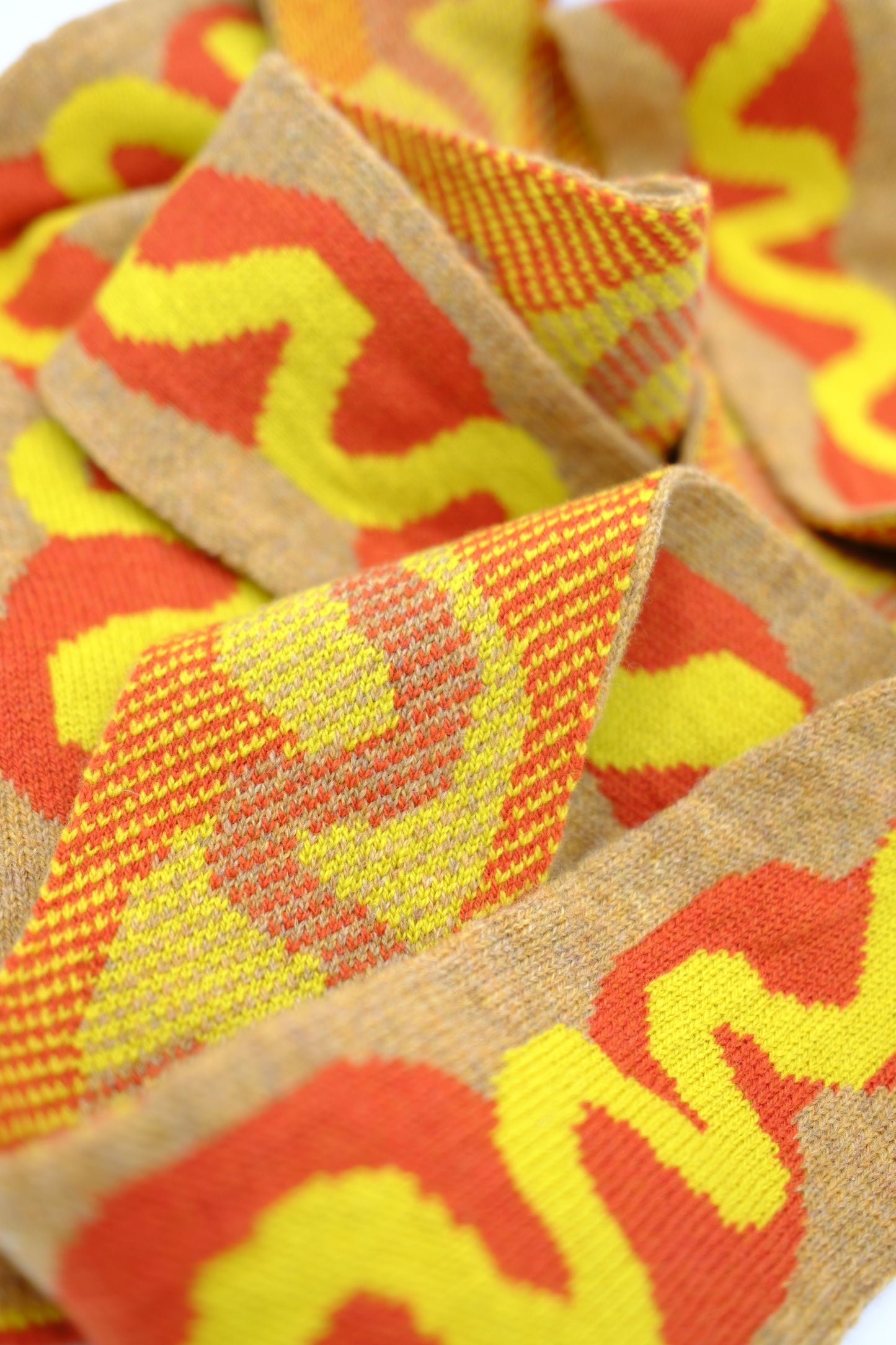 Long skinny hot-dog scarf