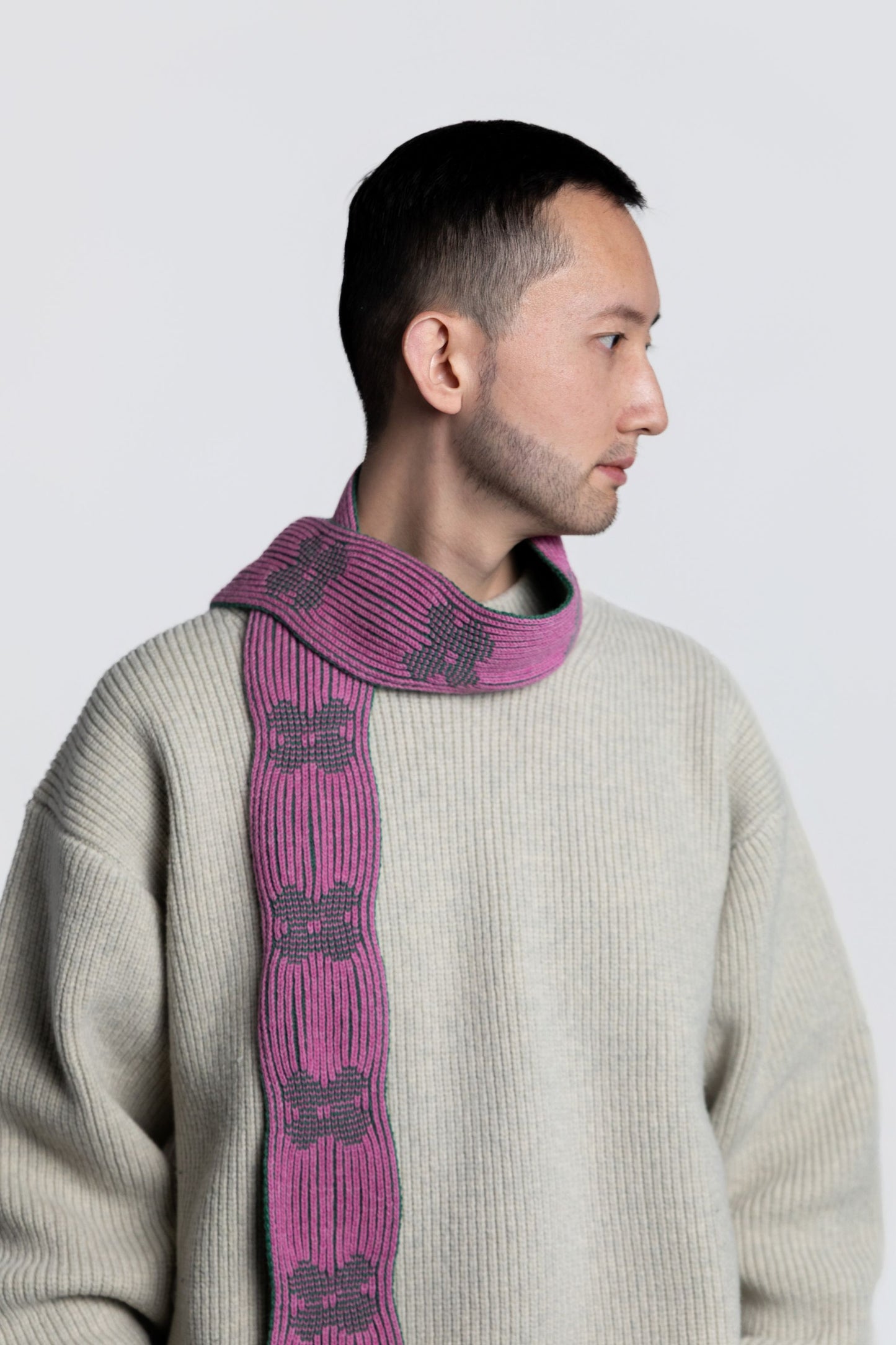 Tiny scarf for cold spring