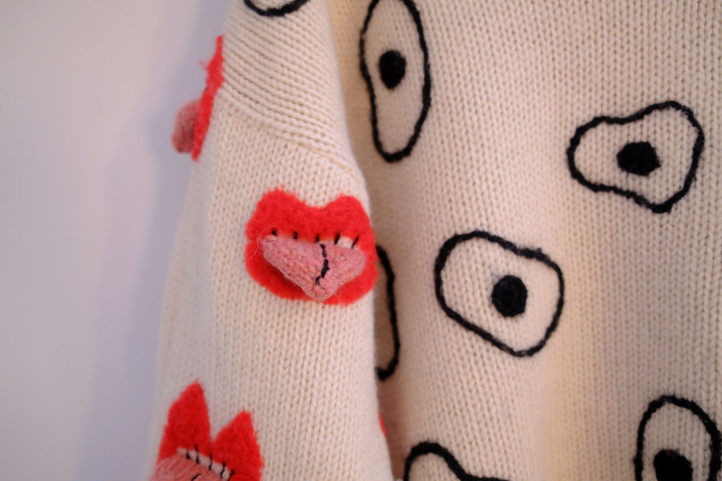 Fried eyes sweater - One off!